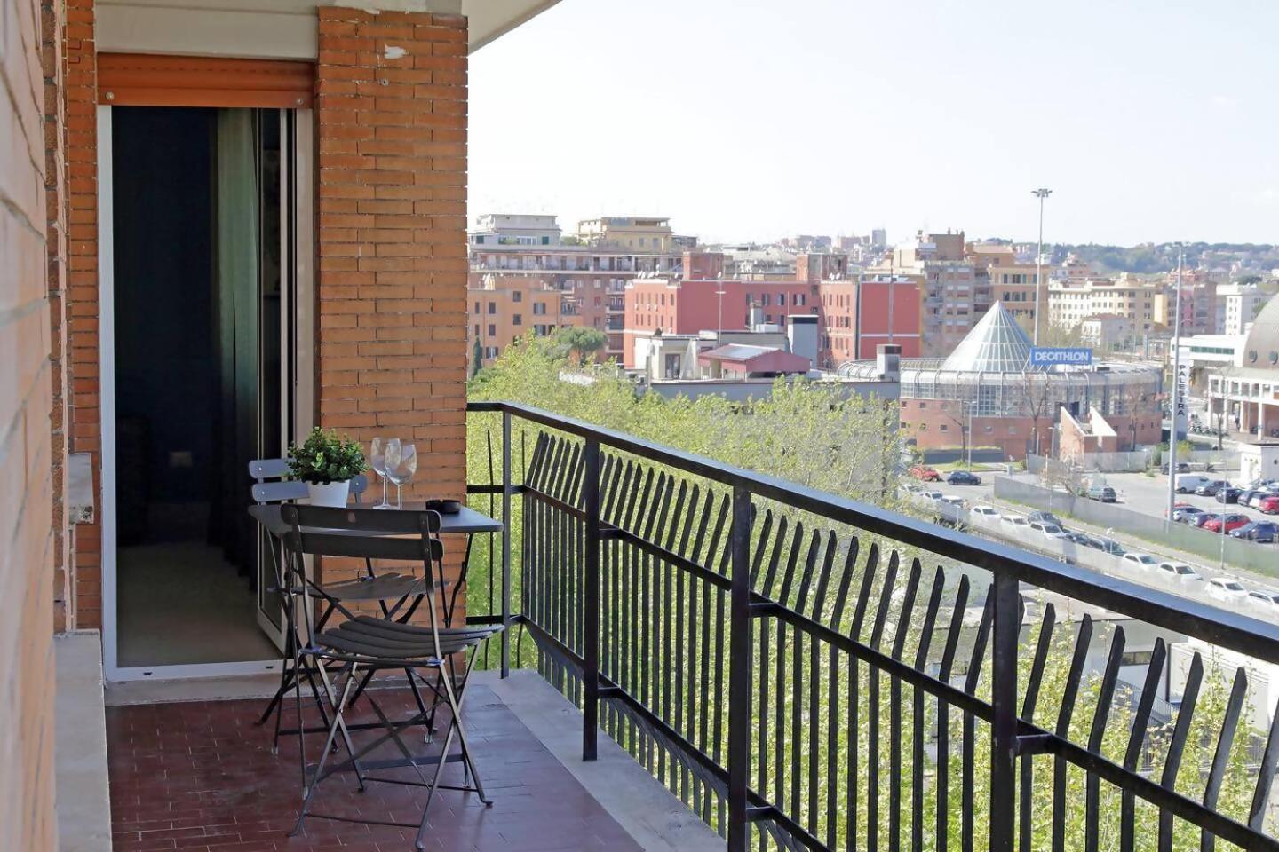 Apartament Attico Di Design A Garbatella Con Vista San Pietro Rzym Zewnętrze zdjęcie